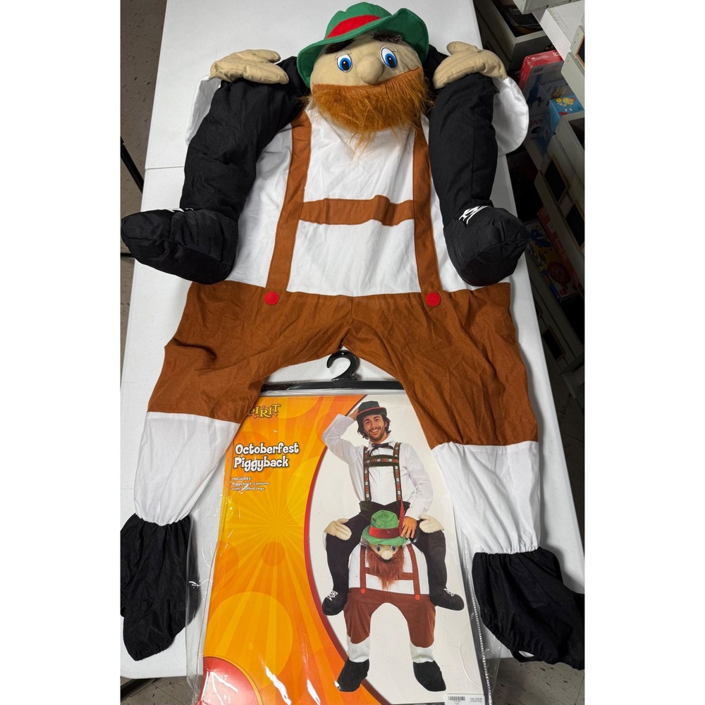 Spirit Halloween Oktoberfest Piggyback Costume Adult One Size Fits Most 01400480